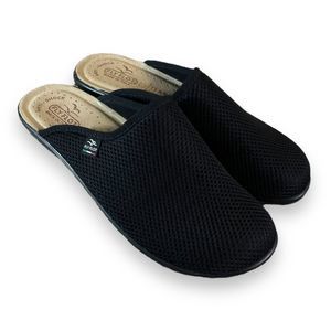 Fly Flot Women Clogs Size 41 Black  Mesh Anti-Shock Anatomic Italian Shoes